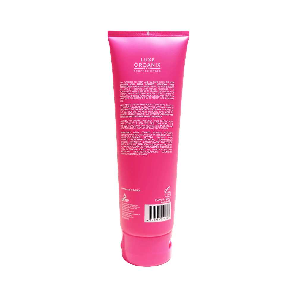 Luxe Organix Curl Define Intensive Hydration Daily Conditioner 210ml - Image 3