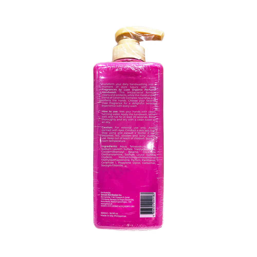 Luxe Organix Dreamy Bliss Perfume Inspired Hand Wash 500ml - Image 3