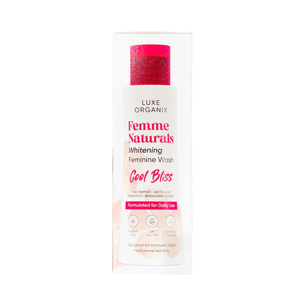 Luxe Organix Femme Naturals Whitening Feminine Wash Cool Bliss 120ml - Image 2