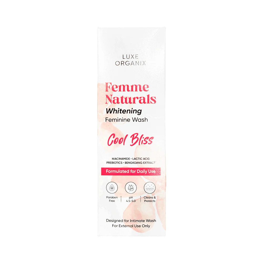 Luxe Organix Femme Naturals Whitening Feminine Wash Cool Bliss 120ml - Image 4