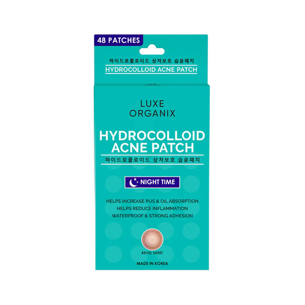 Luxe Organix Hydrocolloid Acne Spot Patch Night 48's - Image 2