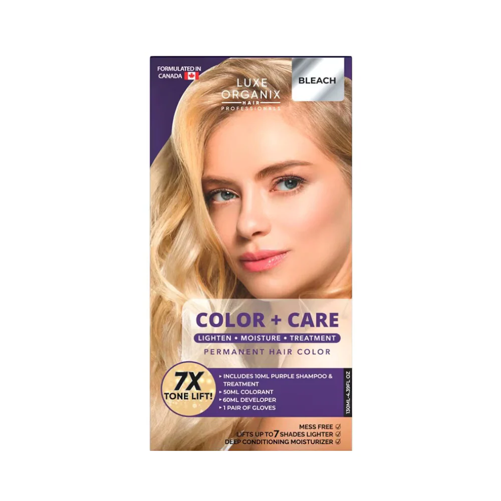 Luxe Organix Keratin Hair Color Plus Care Bleach 145ml - Image 2