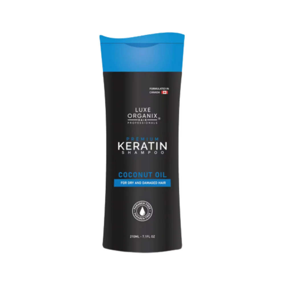 Luxe Organix Keratin Shampoo Coconut Oil 210ml - Image 2