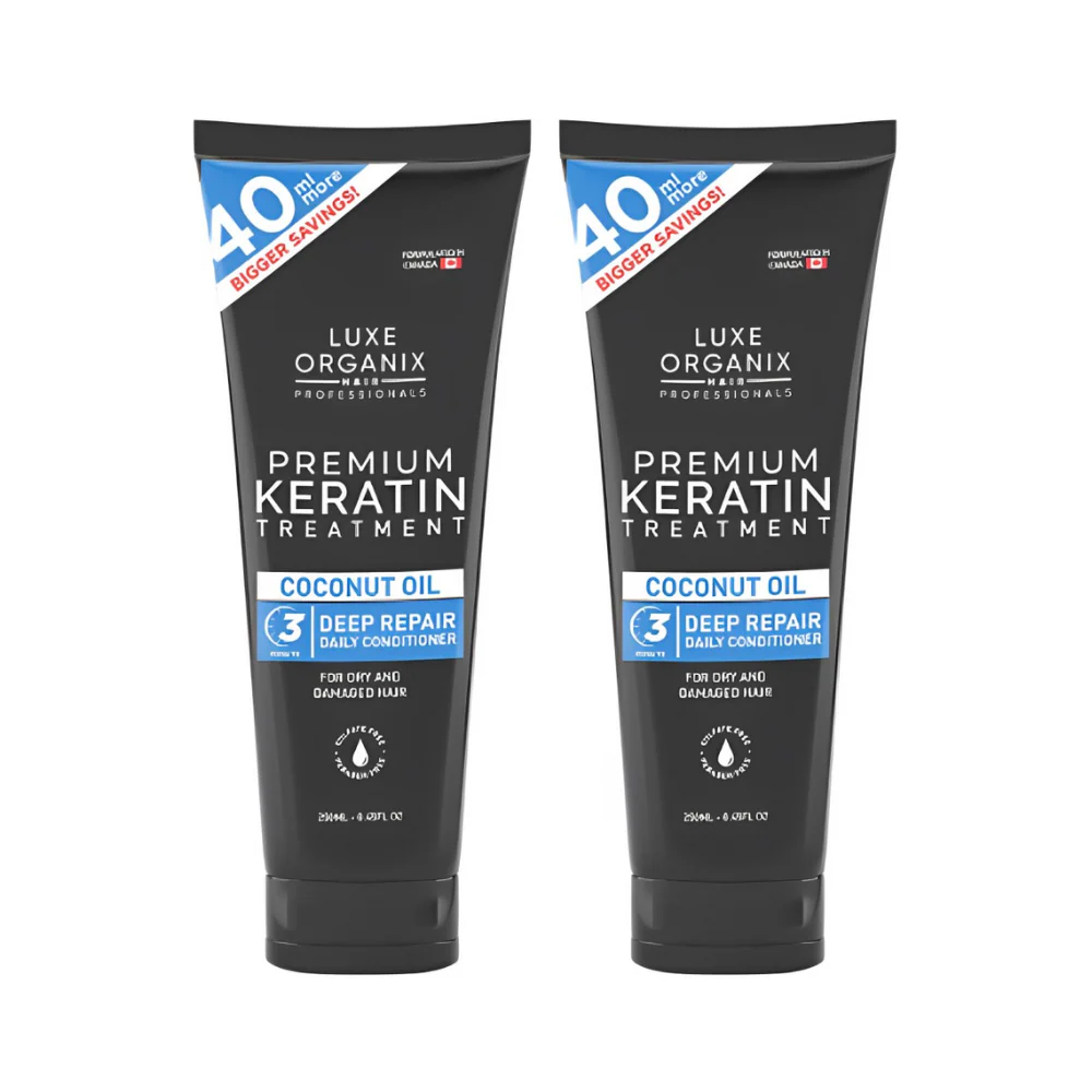 Luxe Organix Premium Keratin Treatment Coconut Oil 210ml x 2's - Image 2