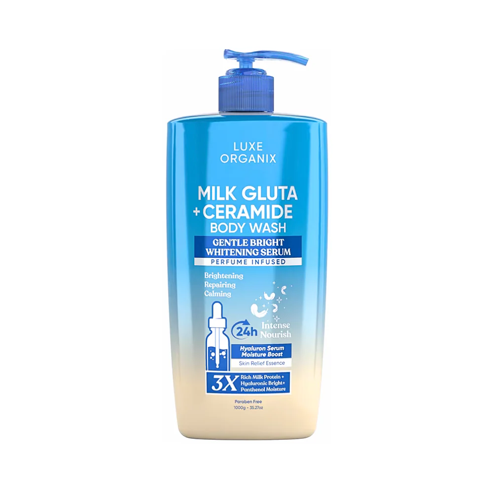 Luxe Organix Milk Gluta Ceramide Body Wash 1000g - Image 2