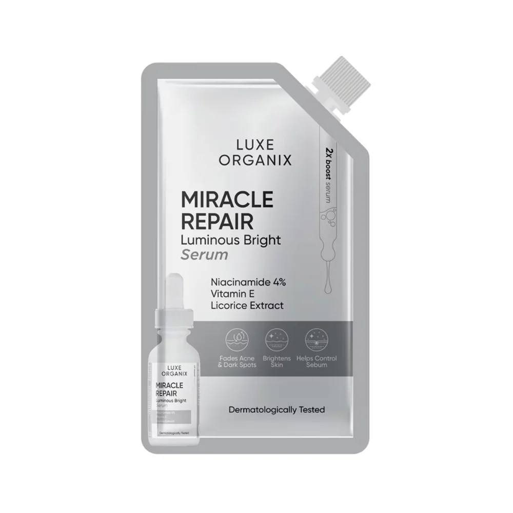 Luxe Organix Miracle Repair Luminous Bright Serum 7ml - Image 2