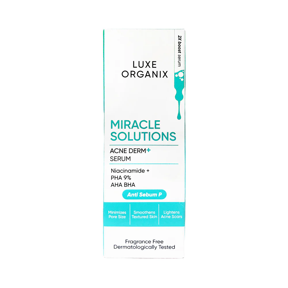 Luxe Organix Miracle Solution Acne Derm Serum 30ml - Image 2