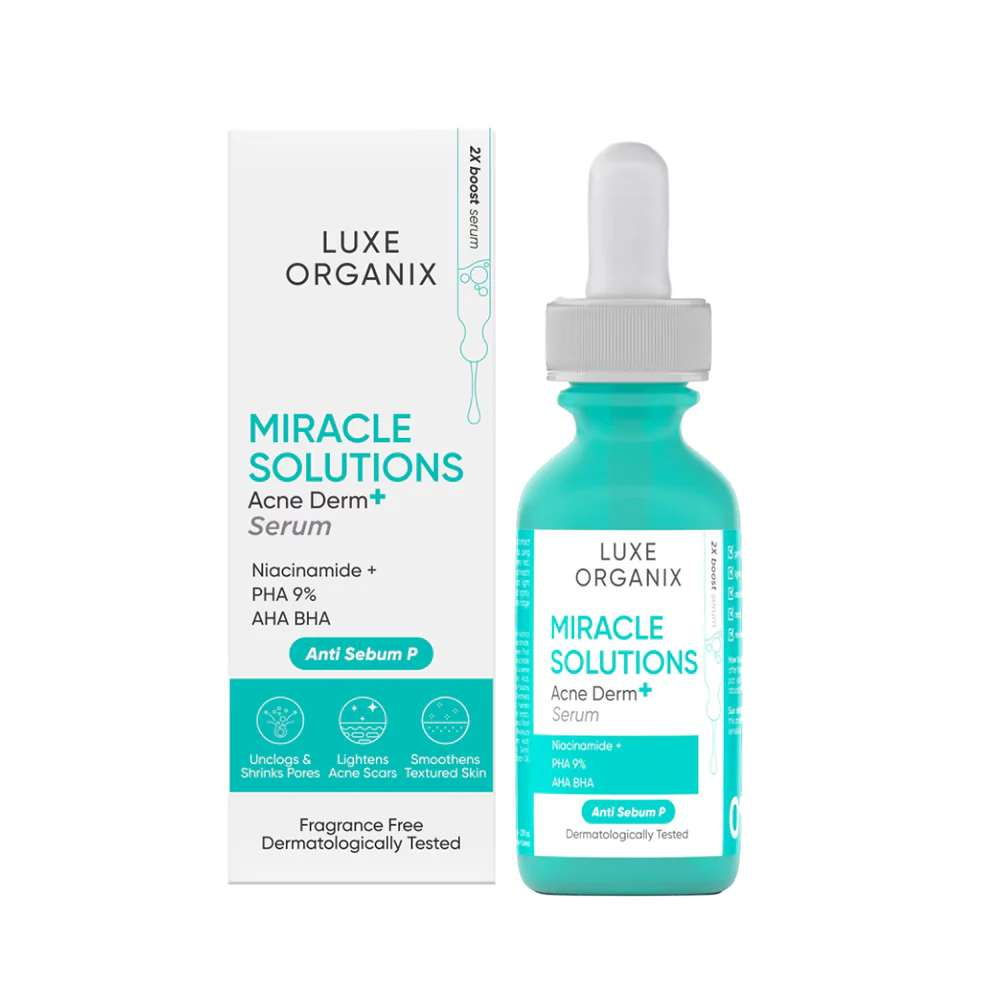 Luxe Organix Miracle Solution Acne Derm Serum 30ml - Image 3