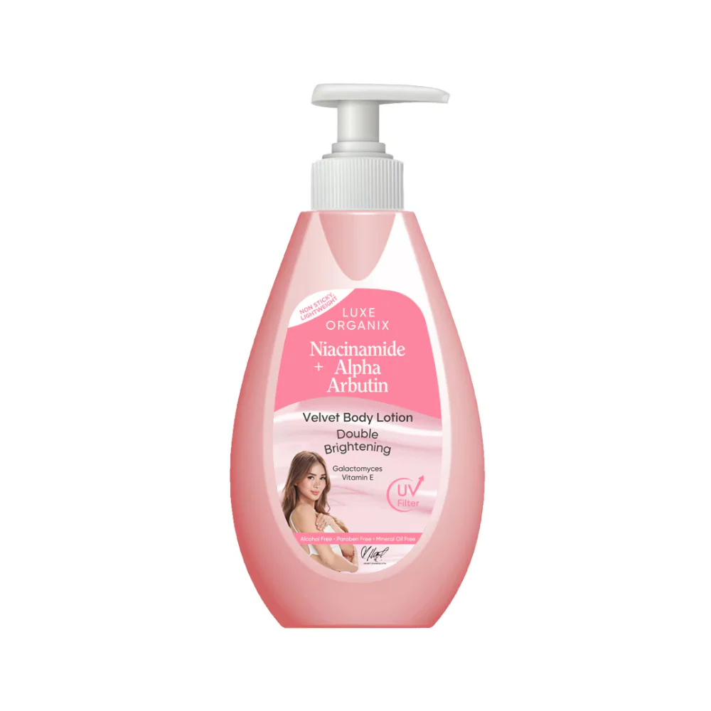 Luxe Organix Niacinamide + Alpha Arbutin Velvet Body Cream 400ml - Image 2