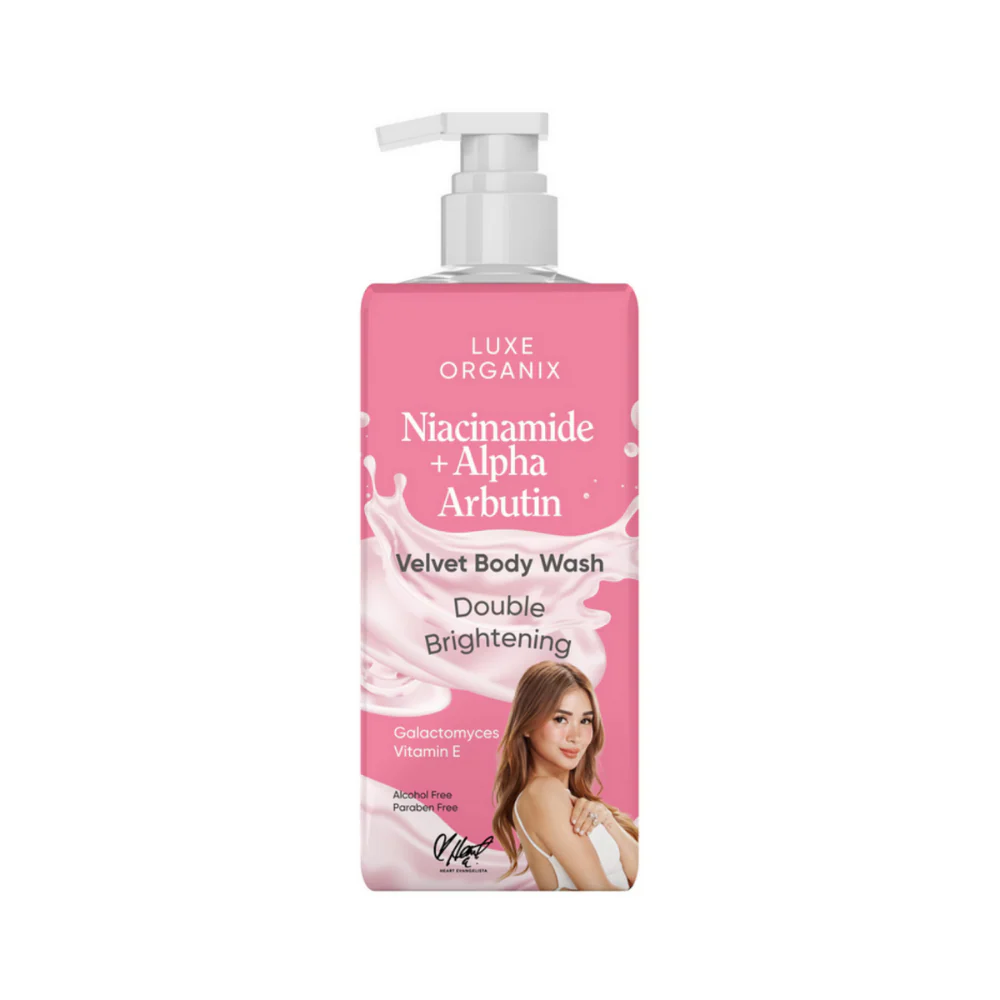 Luxe Organix Niacinamide + Alpha Arbutin + Vitamin E Shower Cream 400ml - Image 2