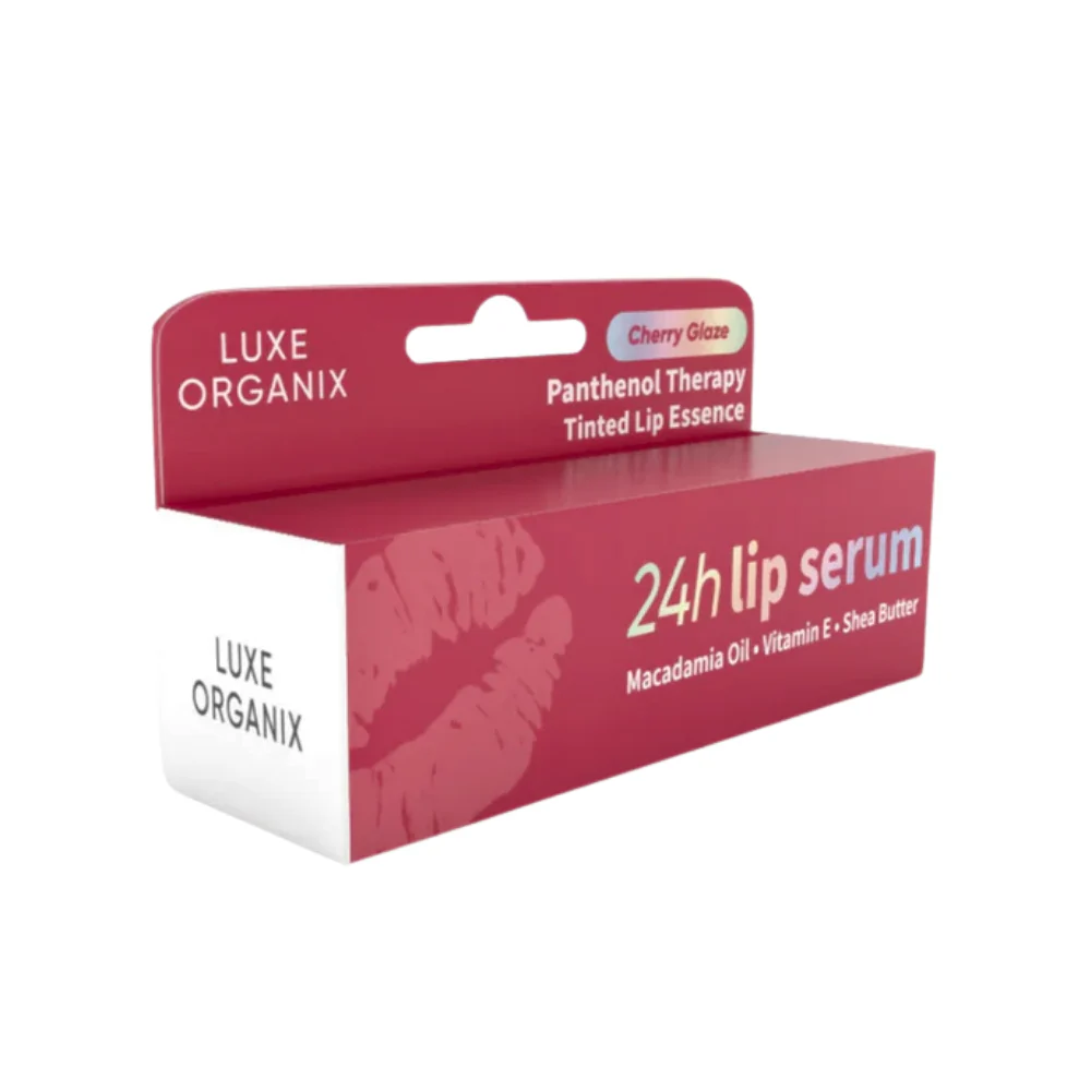 Luxe Organix Panthenol Therapy 24h Lip Serum Cherry Glaze 10g - Image 4
