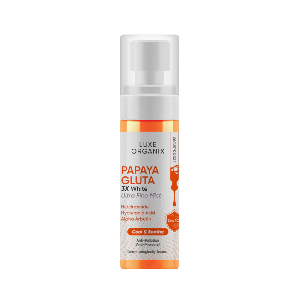 Luxe Organix Papaya Gluta 3x White Ultra Fine Mist 80ml - Image 2