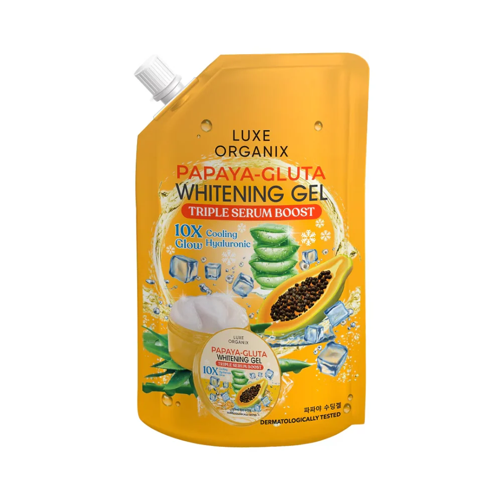 Luxe Organix Papaya+Gluta Whitening Gel 200ml - Image 2