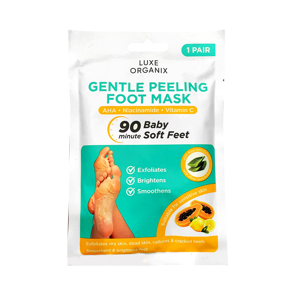 Luxe Organix Peeling Foot Mask 1 Pair - Image 2