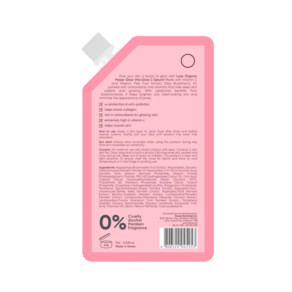 Luxe Organix Power Glow Vita Glow C Serum 7ml - Image 3