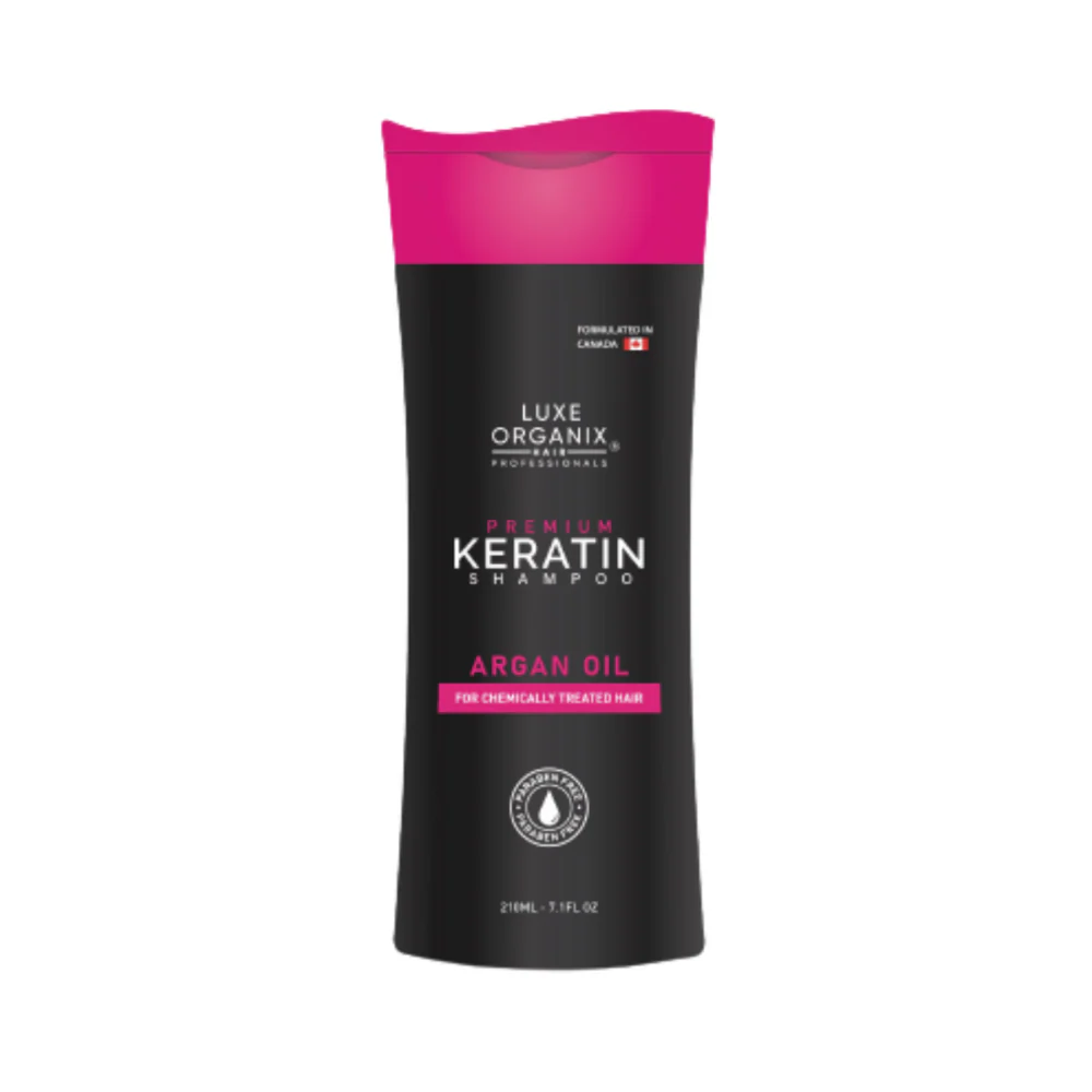 Luxe Organix Premium Keratin Argan Shampoo 210ml - Image 2