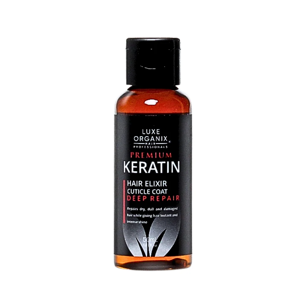 Luxe Organix Premium Keratin Hair Serum Deep Repair 50ml - Image 2