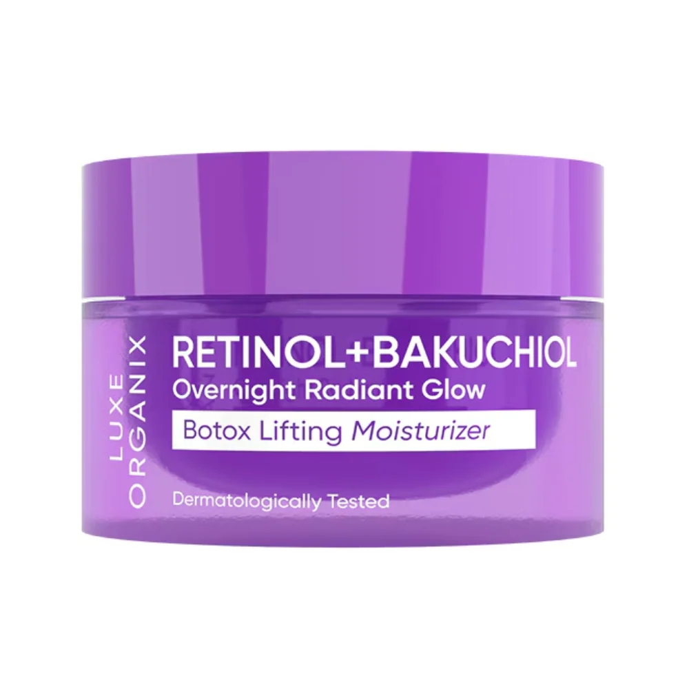 Luxe Organix Retinol Radiance Overnight Glow Botox Lifting Moisturizer 50g - Image 2