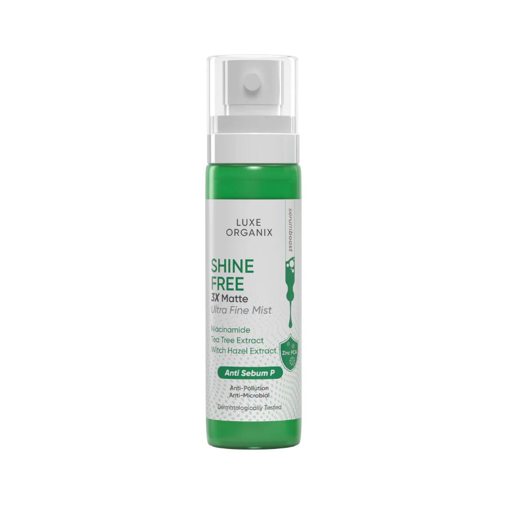 Luxe Organix Shine Free 3x Matte Ultra Fine Mist 80ml - Image 2