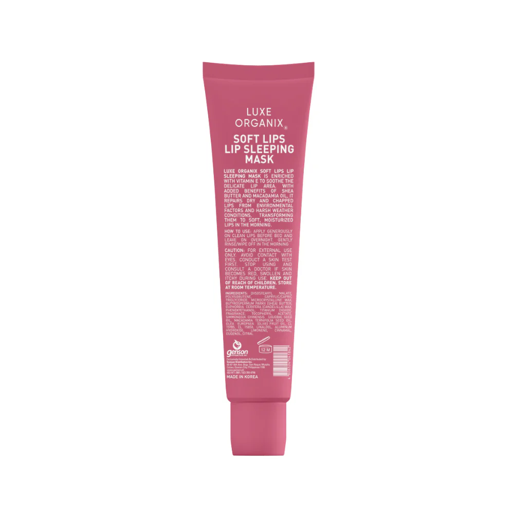 Luxe Organix Soft Lips Lip Sleeping Mask 15g - Image 3