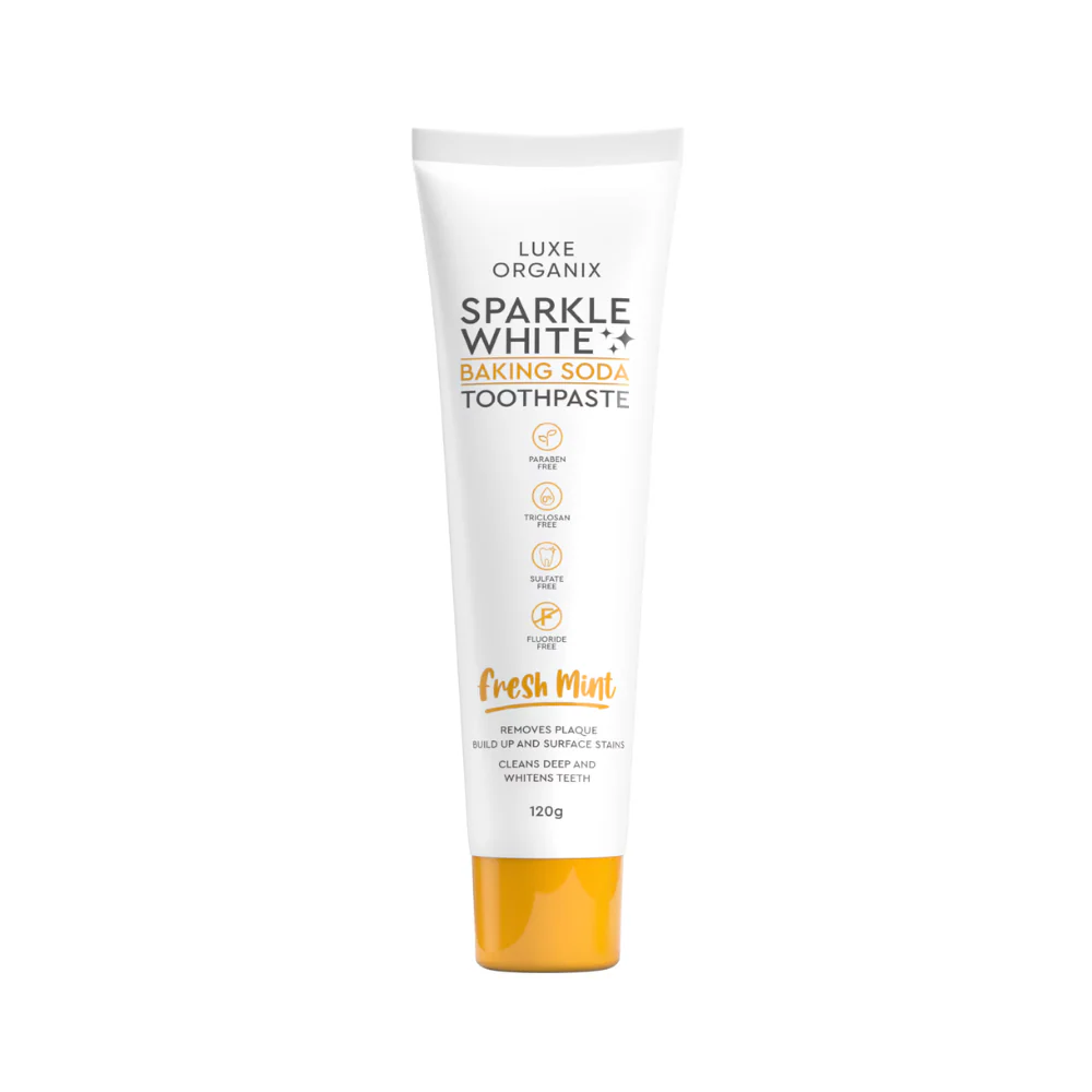 Luxe Organix Sparkle White Baking Soda Toothpaste 120g - Image 2