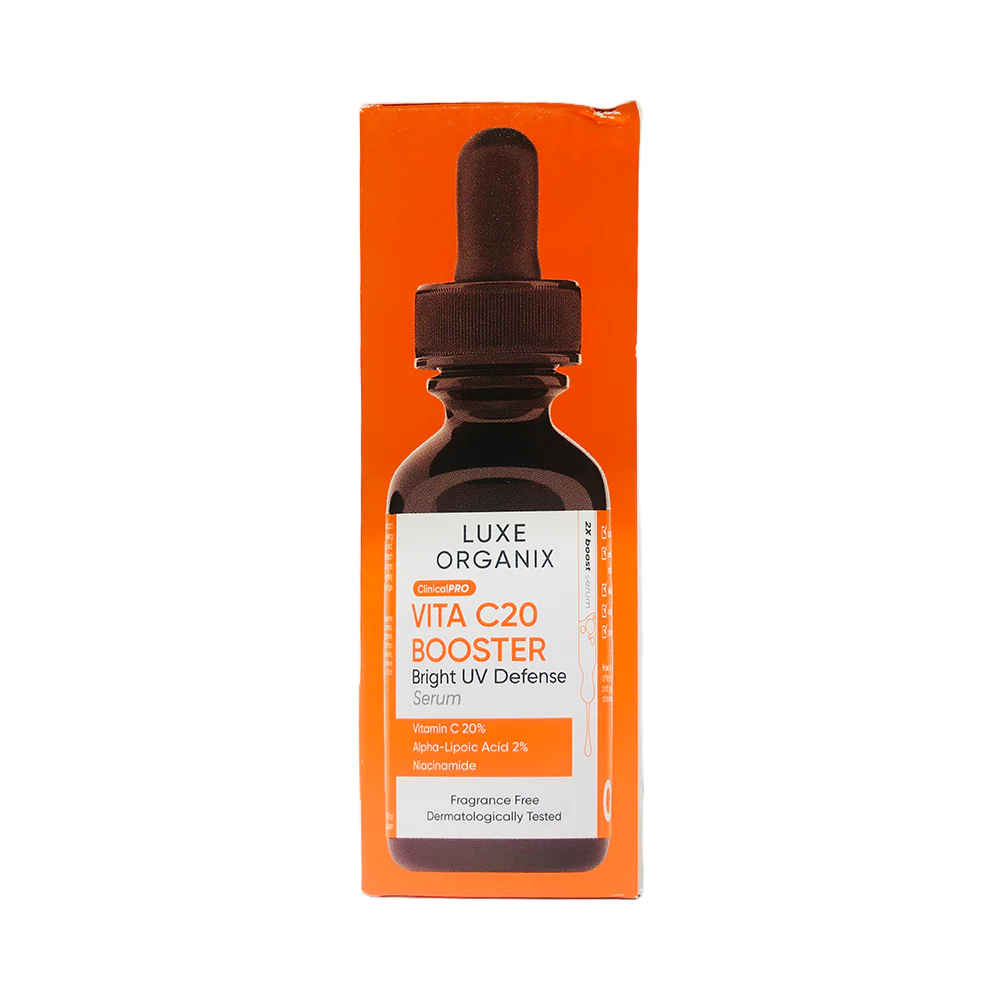 Luxe Organix Vit C20 Booster Bright UV Defense Serum 30ml - Image 4