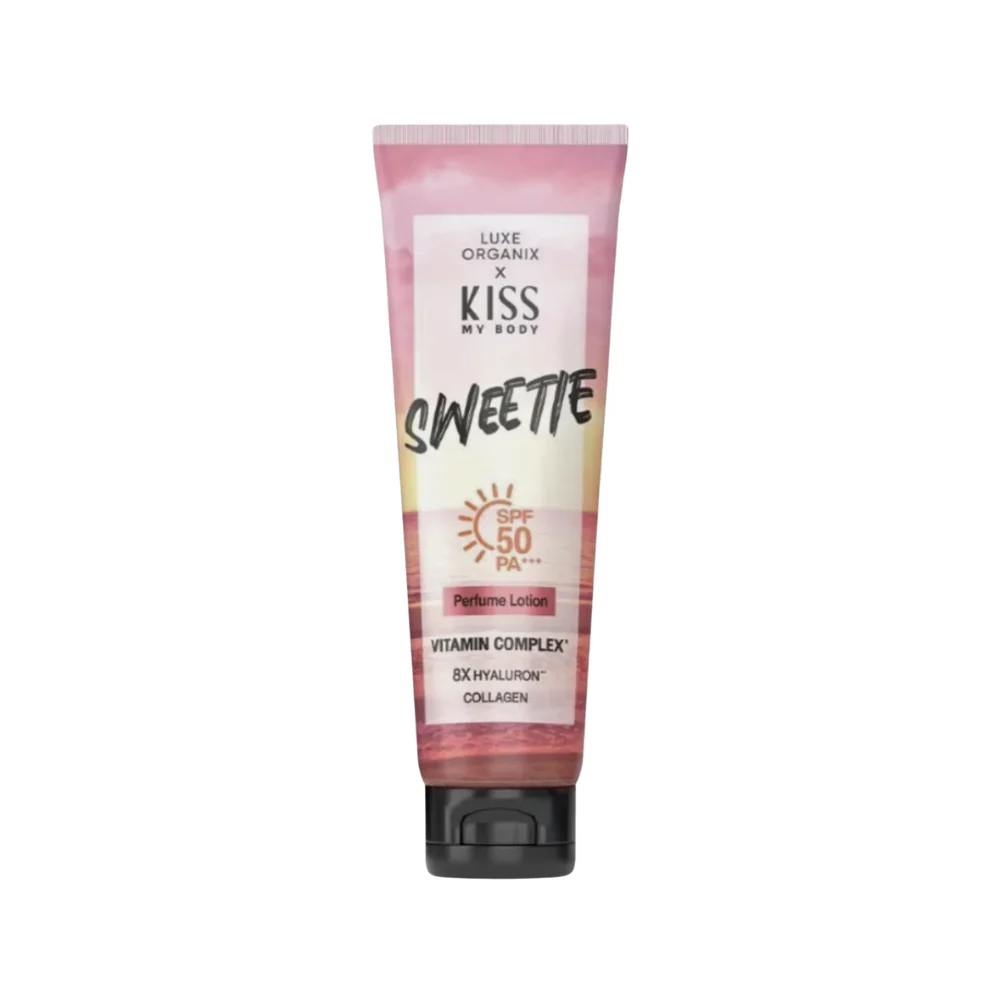 Luxe Organix x Kiss My Body Sweetie SPF 50 PA+++ Perfume Lotion 200g - Image 2