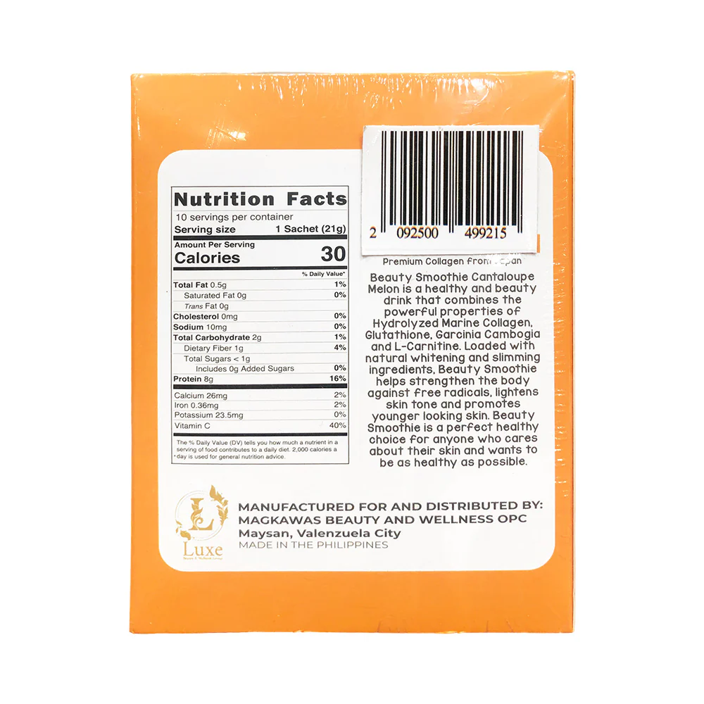 Luxe Slim Beauty Smoothie Cantaloupe Melon - Image 3