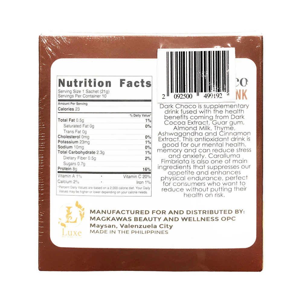 Luxe Slim Dark Choco Chocolate Drink - Image 3