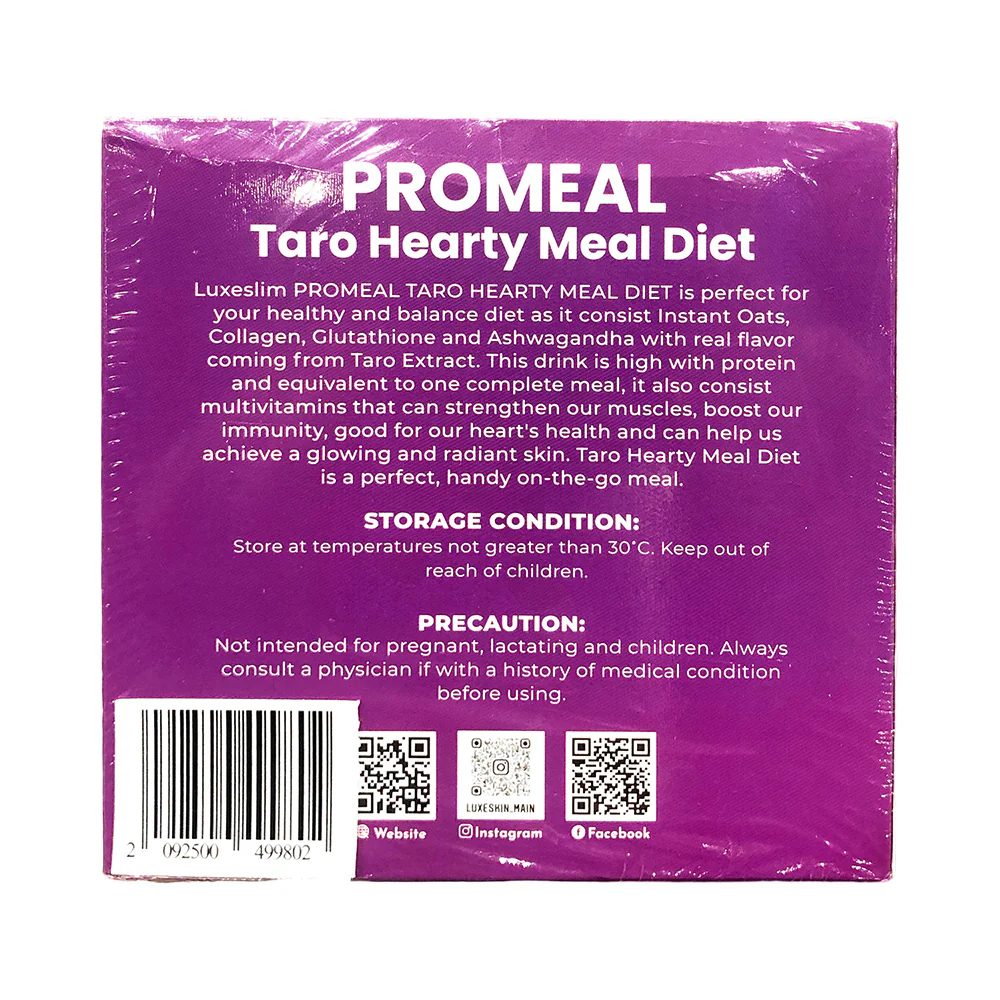 Luxe Slim Promeal Taro Hearty Meal Diet - Image 3