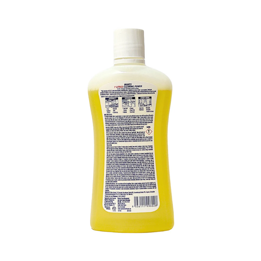 Lysol Disinfectant Multi-Action Cleaner Lemon 450ml - Image 2