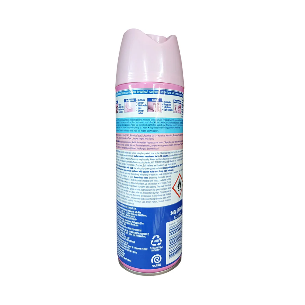 Lysol Liquid Disinfectant Spray Fresh Blossoms 340g - Image 2