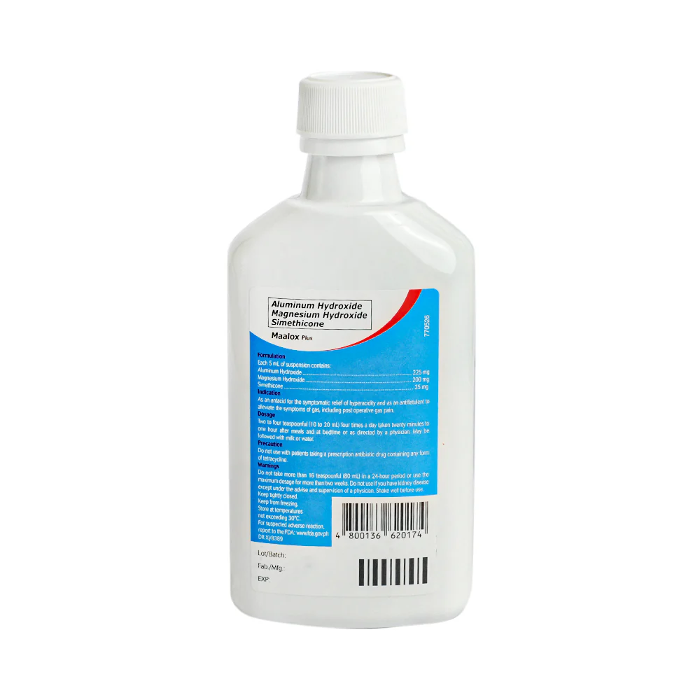 Maalox Plus Suspension 250ml - Image 2