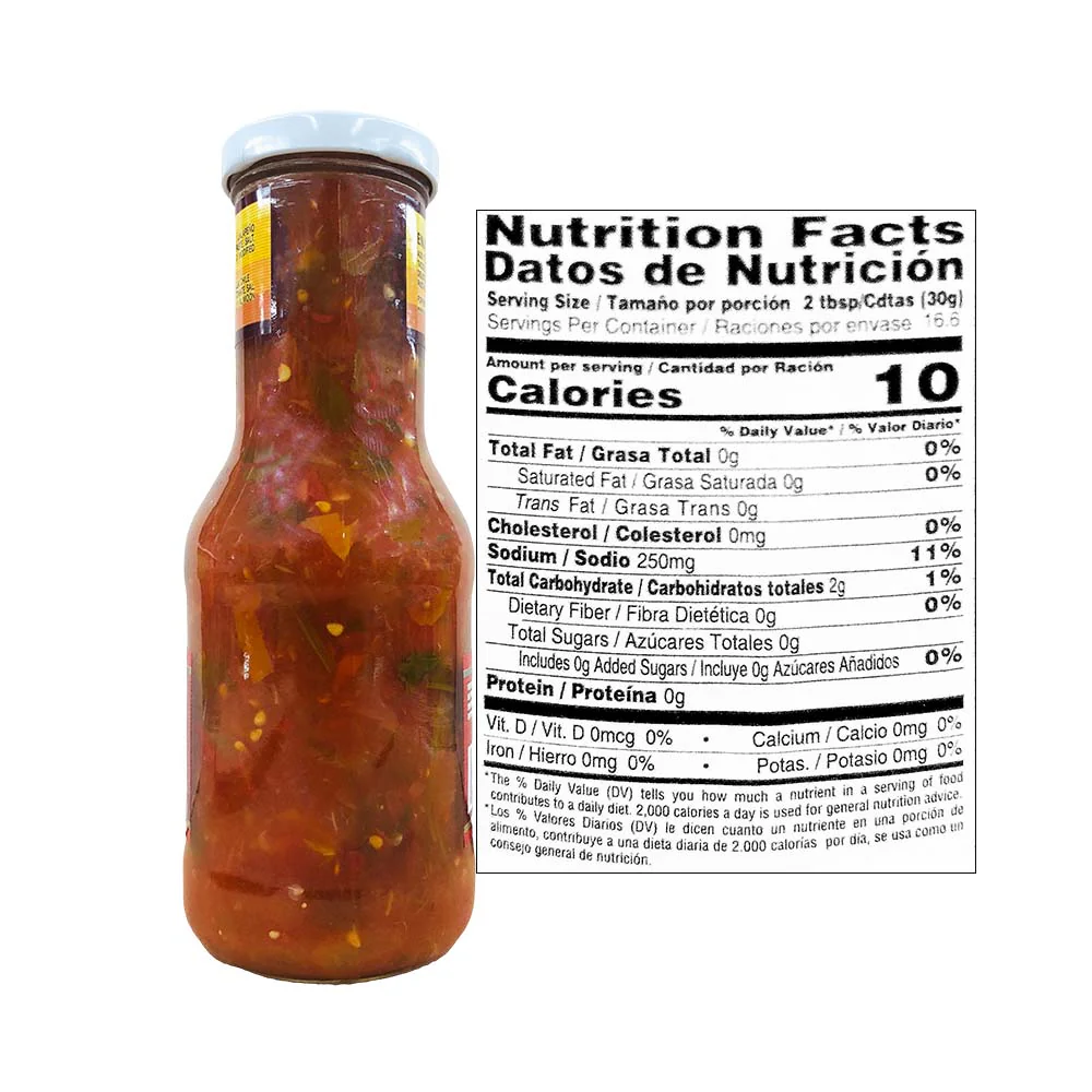 Macha The Original Salsa Pico De Gallo Mild 500g - Image 2