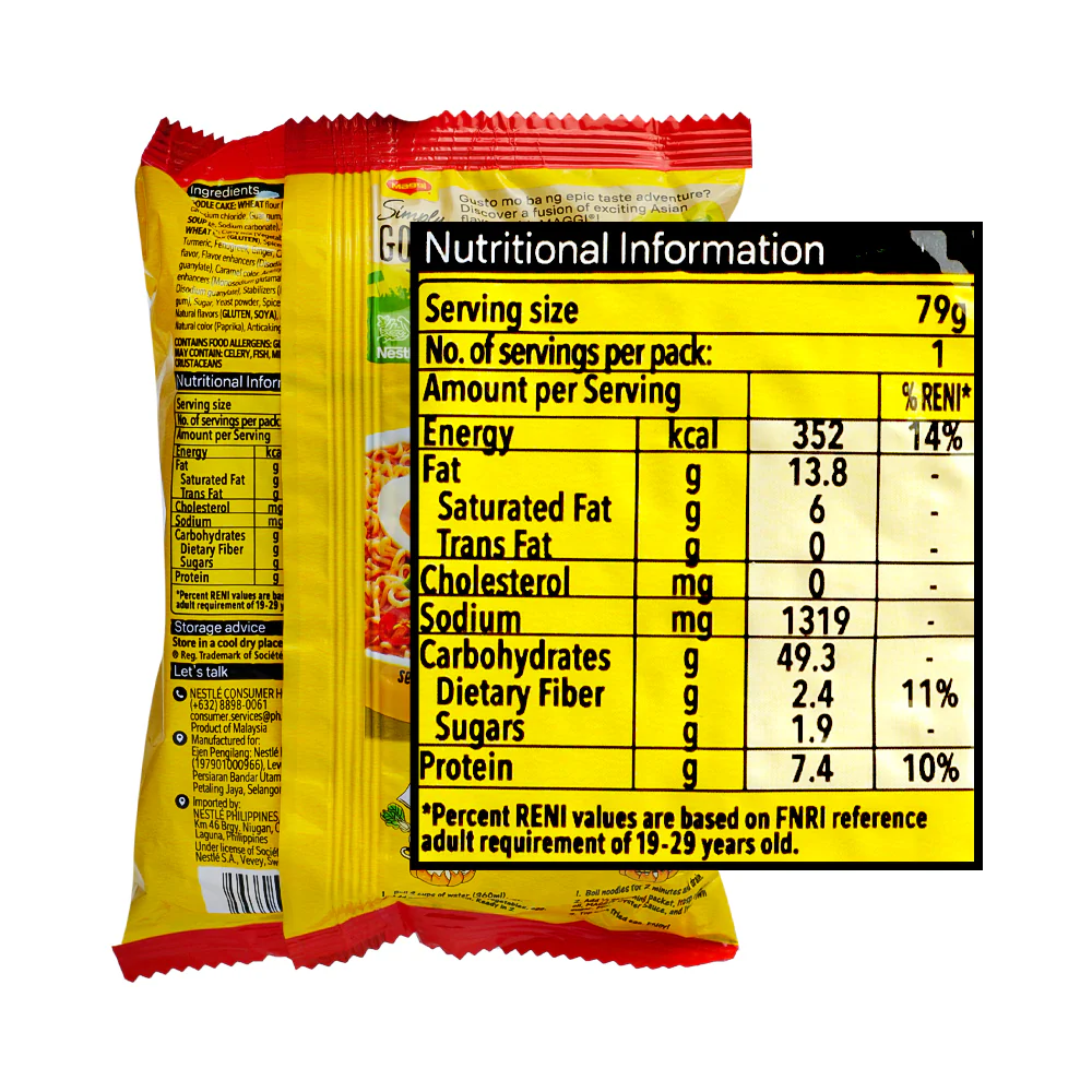 Maggi Instant Noodles Kari 79g - Image 2