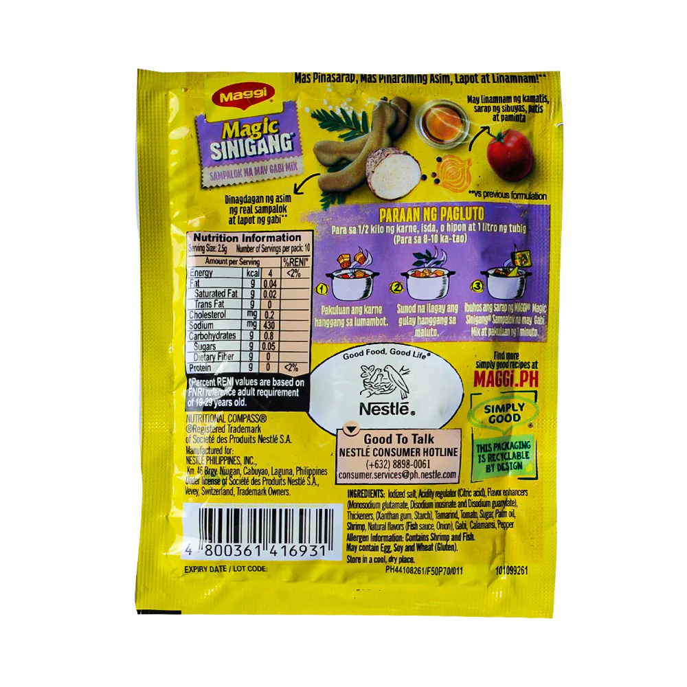Maggi Sinigang Mix Sampalok with Gabi 25g - Image 2