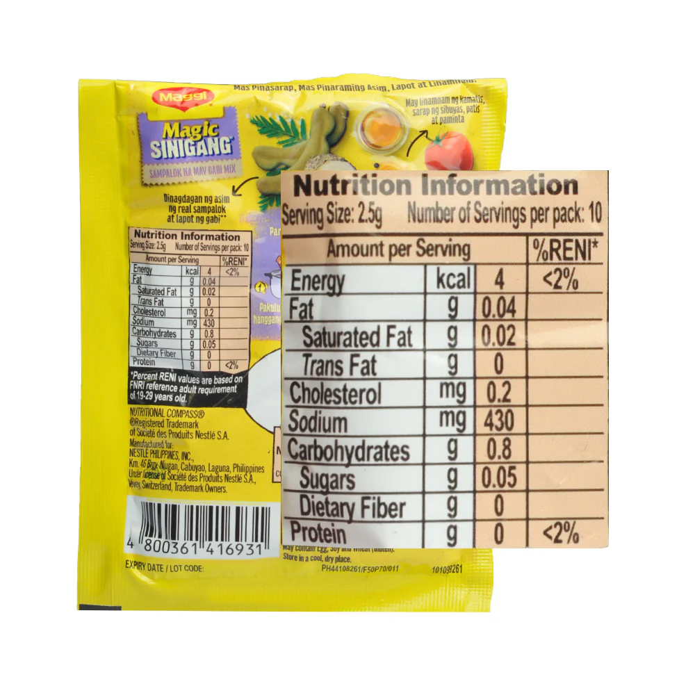 Maggi Sinigang Mix Sampalok with Gabi 25g - Image 3