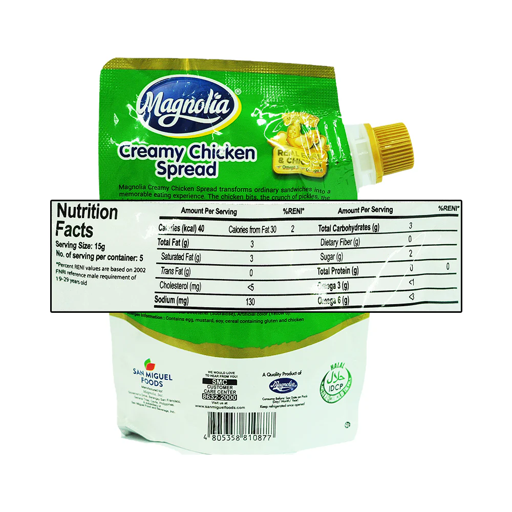 Magnolia Creamy Chicken Spread Resealable Pack 80ml - Image 2