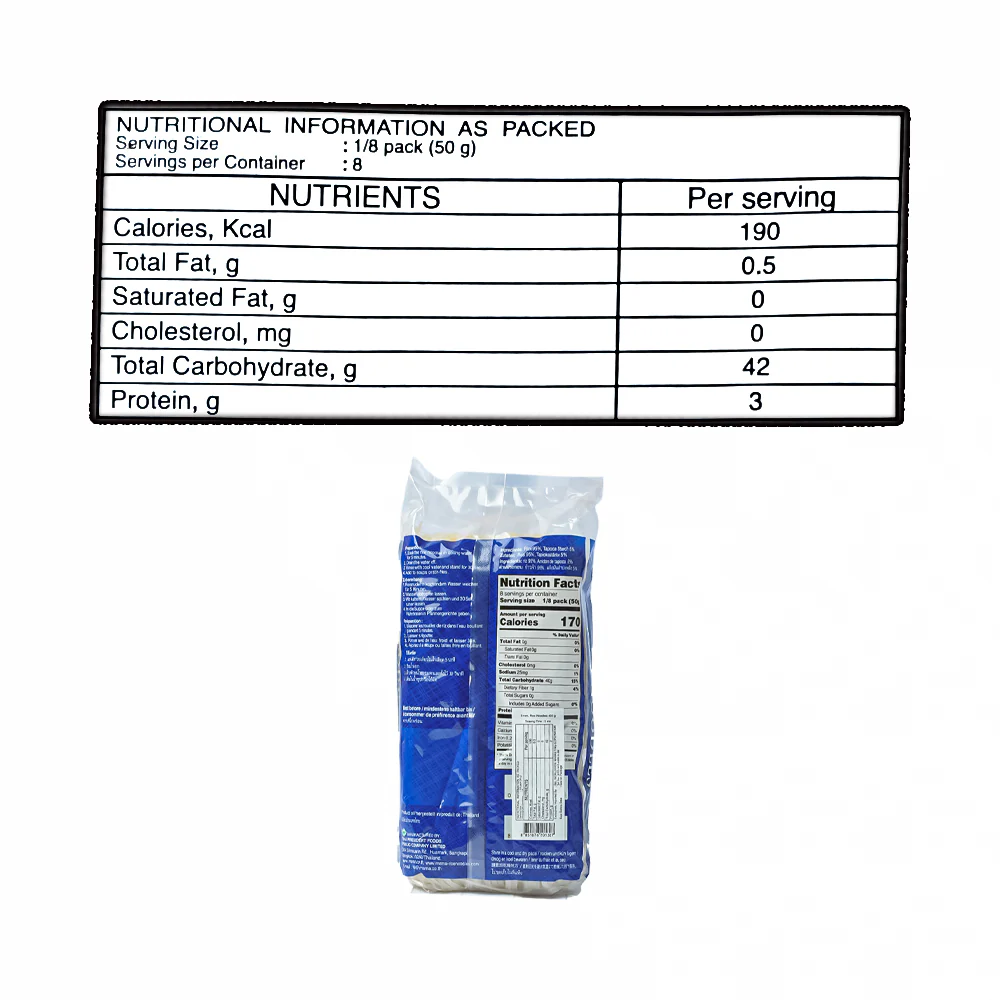 Mama Rice Noodles Medium 3mm 400g - Image 3