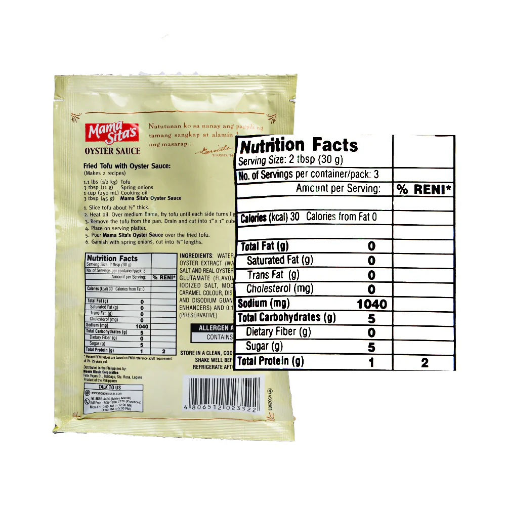 Mama Sita's Oyster Sauce 90g - Image 2