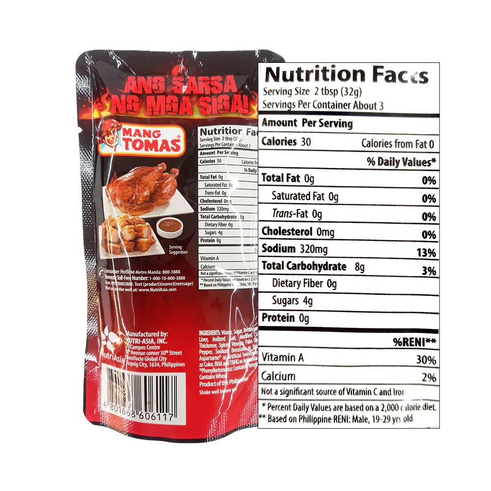 Mang Tomas Lechon Sauce Siga Hot and Spicy 80g - Image 2