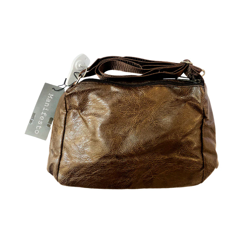 Manifesto Men’s Leather Sling Bag - Image 4