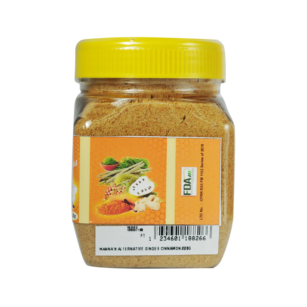 Manna's Alternative Ginger Cinnamon 225g - Image 3