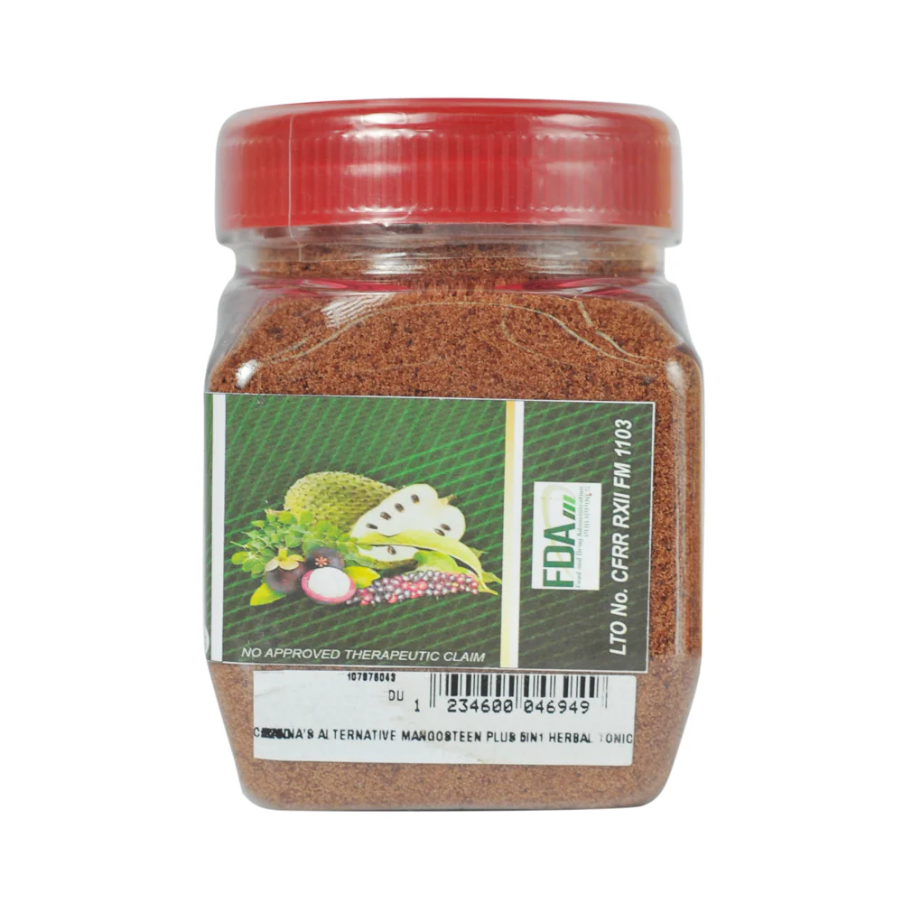Manna's Alternative Mangosteen Plus 5in1 Herbal Tonic 225g - Image 3