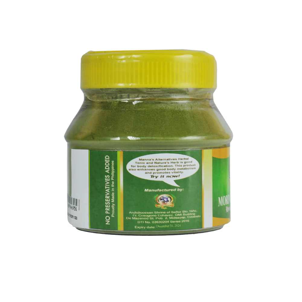 Manna's Alternative Moringa Herbal Powder 100g - Image 2