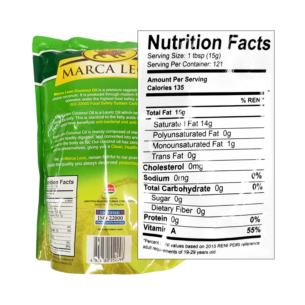 Marca Leon Coconut Oil SUP 2L - Image 2