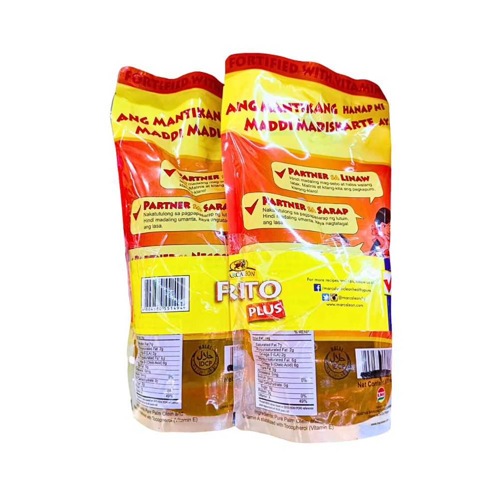 Marca Leon Frito Plus Palm Oil SUP 900ml x 2's - Image 2