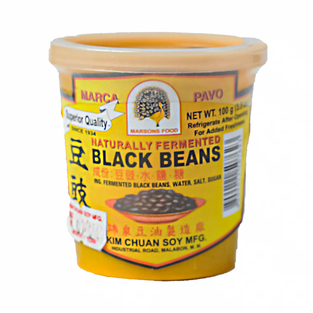 Marca Pavo Black Beans Cup 100g
