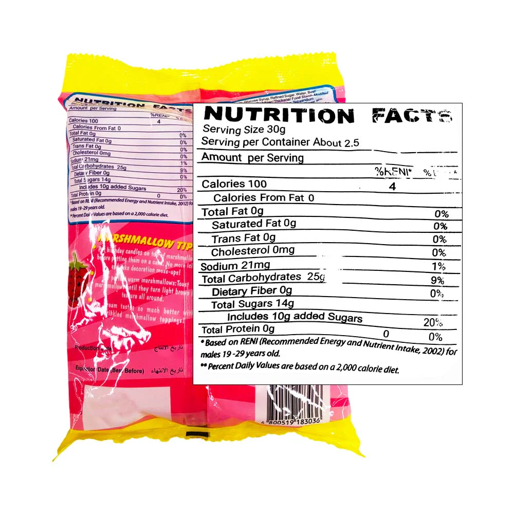 Marshies Marshmallows Strawberry 80g - Image 2
