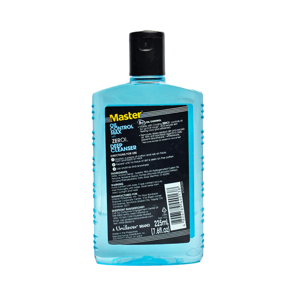 Master Facial Deep Cleanser Oil Control Max 225ml - Image 2